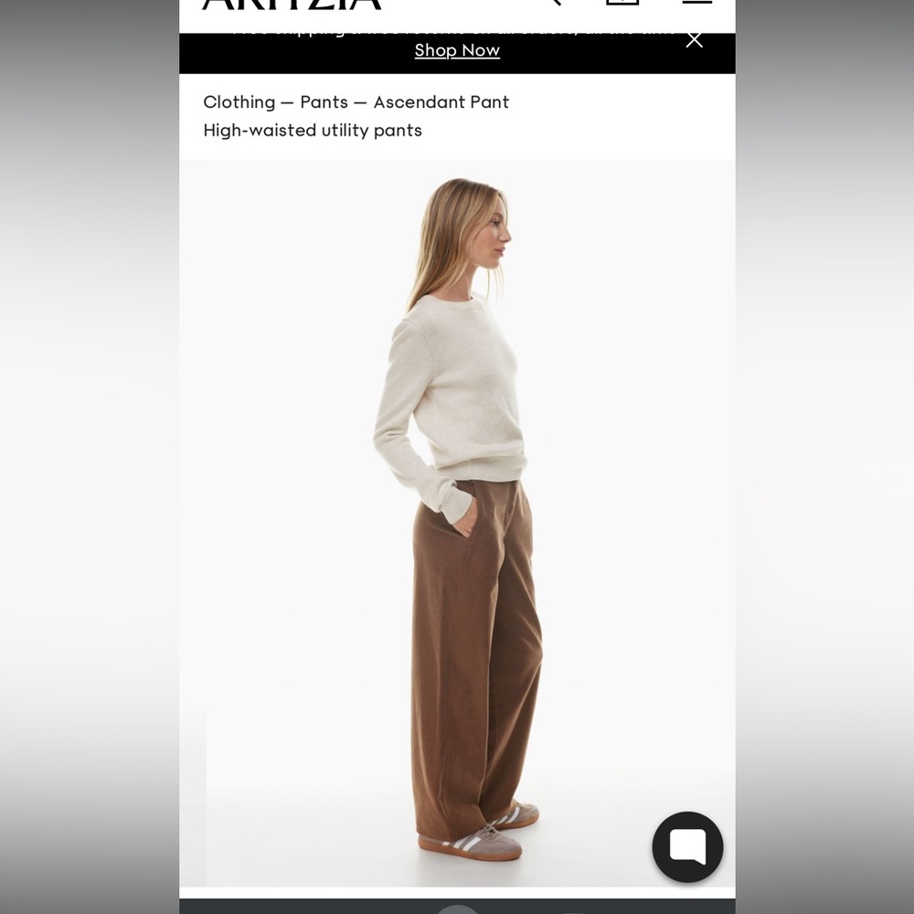 Wilfred Free Aritzia Ascendant Pant 00 - Picture 3 of 8